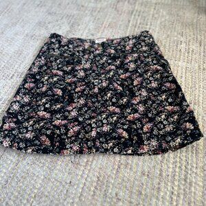 Mossimo Supply Co. | Vintage Target Mossimo 9s Floral Corduroy Skirt (Size 4)